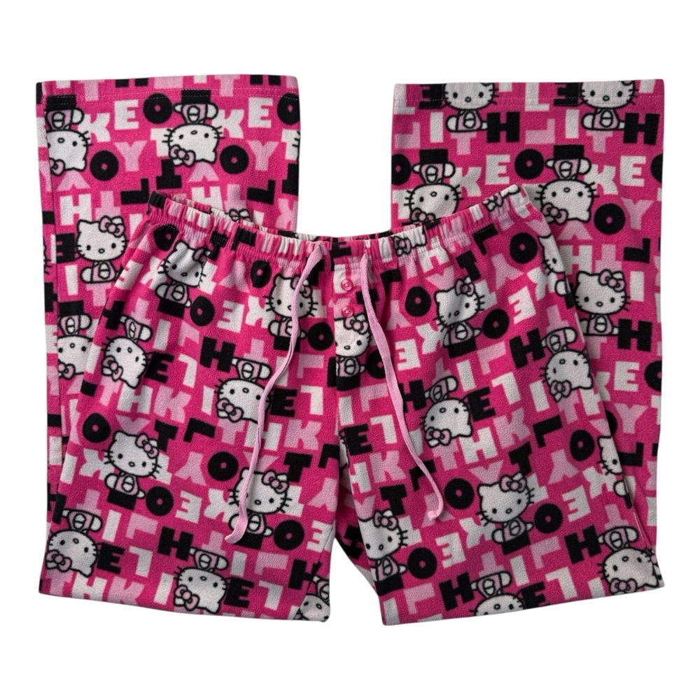 Hello Kitty Logo Pajama Pants